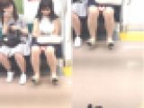 車内対面▼ゾーンパンティ盗撮×５