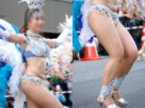【写真】 神戸に舞い降りた青い白鳥！ムッチリ美脚で美貌のスワンマダム