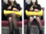 パンチラあり！S級美人お姉さんのエロ過ぎるセクシーパンスト美脚