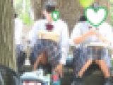 清楚系＆美少女＆発見！！（ＦＨＤ）お弁当をたべているＣちゃん！！大変です！！パンツが見えてますよ特別編１５