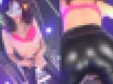●素人　グラマーモデルさん出演　プリプリの皮パンツでセクシーに踊るエロＧＡＬのダンス