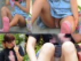 ★限定SPセット★可愛いロリ系女子2人の大開脚モロ見えパンチラ２本組★