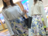【盗撮】めっちゃ可愛いファッションの黒髪清楚系美女を付け回して粘着盗撮！！！！！！！！