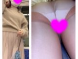 可愛いお姉さんの純白パンツを盗撮！顔出し！OL
