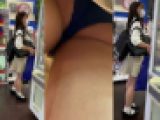お姉さんの逆さパンチラ動画　２５１