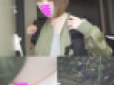 【乳首配達】弘中〇香アナ似!!自転車に乗って激カワ配達員さんの推定Ｇカップ桃色乳首がお届けされました！