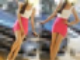 美人で長身スタイル抜群のキャンギャル