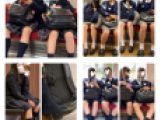 7名のJK風制服美女の対面・接近エロ過ぎるミニスカ生脚153