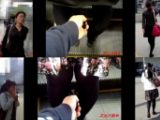 至高の逆さ撮りの瞬間52！二人の黒スト・フラッシュ炊けば敵なし。水玉にピンクにエッチです