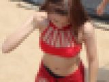 ビーチバレーにJDチアがやって来た！赤いビキニの衝撃！[bvc_red01]