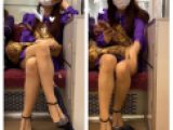 脚フェチ329  超絶S級美人お姉さんの対面エロ過ぎるパンスト美脚
