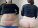 【ワンコイン人妻パンチラ】自転車でウェアのままでレッスンに通うド真面目ヨガおばさん