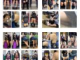 総尺９９分の長編　豪華18名のJK風制服/私服美女の対面・接近・真上からエロ過ぎる生足美脚18