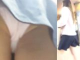 [★新作][★顔出し]パンチラ盗撮 女子大生 ピンクパンツを接近撮影