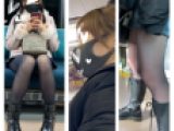 長編シリーズ410 2名の美人お姉さんのエロ過ぎる対面セクシー黒パンスト美脚