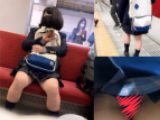 【JK盗撮】低身長おデブちゃんのパンチラ