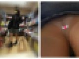 ダックス作品20・制服女子のパンスト白Pと制服女子の変わった履き物とオマケ的な感じでお姉さんの棚下！！