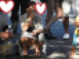 お座りお姉さん発見！！（ＦＨＤ）大変です！！パンツが見えてますよ５３