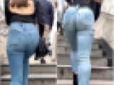 【2名・エッロい女が履くデニムは興奮する】