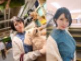 ［Jカップ］［女性小説家２２才］地味メガネな文学少女　官能小説のような喘ぎ声でヨダレ垂らすほどイきまくる　羽交い絞め中出しSEX