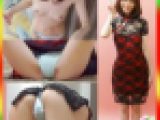 素人パンチラ in 自宅で個人撮影会 vol.070 セクシーチャイナドレス☆人妻モデル かなさん　「え？めくり過ぎです///恥
