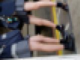 電車待ちの生太もも