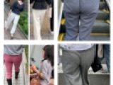 4名の美人お姉さんの超接近のエロすぎるお尻438