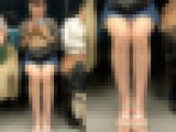 デニミニから美脚を見せてくれる清潔感がある美人女子大生（後編）
