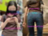 すけべ臭が漂うデニムの美尻