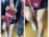 JK風S級制服美女の真上からのエロ過ぎるミニスカ生脚248　真上篇