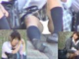 J○ 4人組 パンチラ 接写撮影