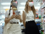 ペットショップでの二人の女子大生編　禁断の逆さ撮りシーズン5  vol5