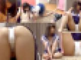 素人パンチラ in 自宅で個人撮影会 vol.082　夏セーラー服コスチューム?素人J３モデル ゆりかちゃん