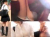 透けブラJ○に裏切りの声かけPチラ盗撮!素直に答えるJ○の透けブラもPも丸見え！！！
