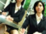 職権乱用！極悪盗撮動画～面接中にパンツを盗られる乙女たち。Vol.16～(リクスー就活生編 ～美人フェイスに白Pで絶頂～)