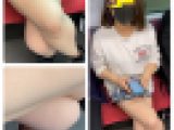 脚を組む美人お姉さんのエロ過ぎる接近・真上からのパンスト美脚501