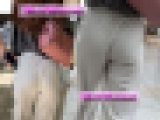 OL137☆若い桃尻を粘着！堪らないピッタリパンツ観察！尻肉バウンスに大興奮^ ^