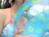 1週間限定。21.8市民プール。クールで清楚な女の子