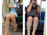 2名の美人お姉さんのエロ過ぎる対面パンスト美脚524