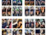 総尺92分の長編　豪華16名のJK風制服美女の対面・接近・真上からエロ過ぎる生足美脚27