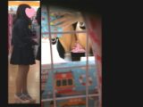しゃがみ込んでM字開脚になった女性のスカートの中の秘密part10私服JD編