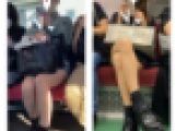 脚フェチ411  S級美人お姉さんの対面エロ過ぎるパンスト美脚