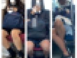 3名のJK風制服美女の対面立ちエロ過ぎるミニスカ生脚295