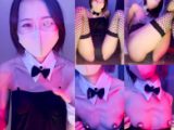 【コスプレバニー鑑賞会】美肌の色白美人?過激なポーズとデカ乳首でヌキどころ満載♪