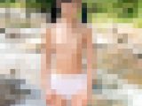 【140cm極ミニマム】華奢ガリ貧乳の若い子にビュルビュル2発射【個撮】