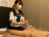 出張ローション手コキ隠し撮り・セーラー服コス＆パンチラオプション【木内（20歳）10回目】