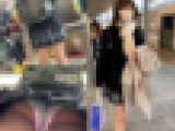 駅＆電車内盗撮　可愛いJKストーカーパンチラ