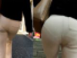 【高画質フルHD】リブニットはライン出まくり①