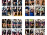 総尺５７分の長編　豪華16名のJK風制服私服美女の対面エロ過ぎる生足美脚30