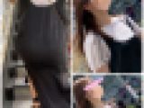 【美人長身ギャル女】美人で長身のエロいギャル系美女が自慢のお尻をお披露目！デカ尻だから寝バックや立ちバックで！【663】